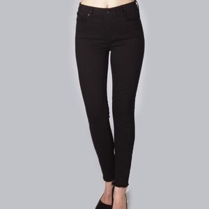 Road to Awe RtA Raven Raw Hem High Waisted Jeans